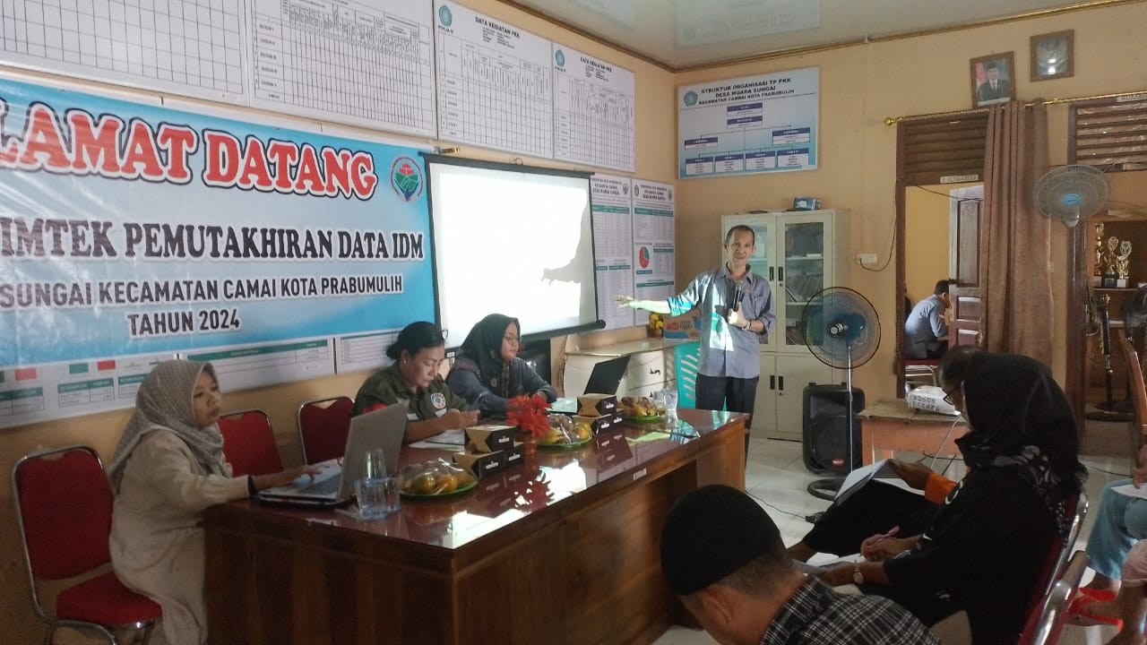 Bimtek Pemutahiran Data IDM Desa Muara Sungai