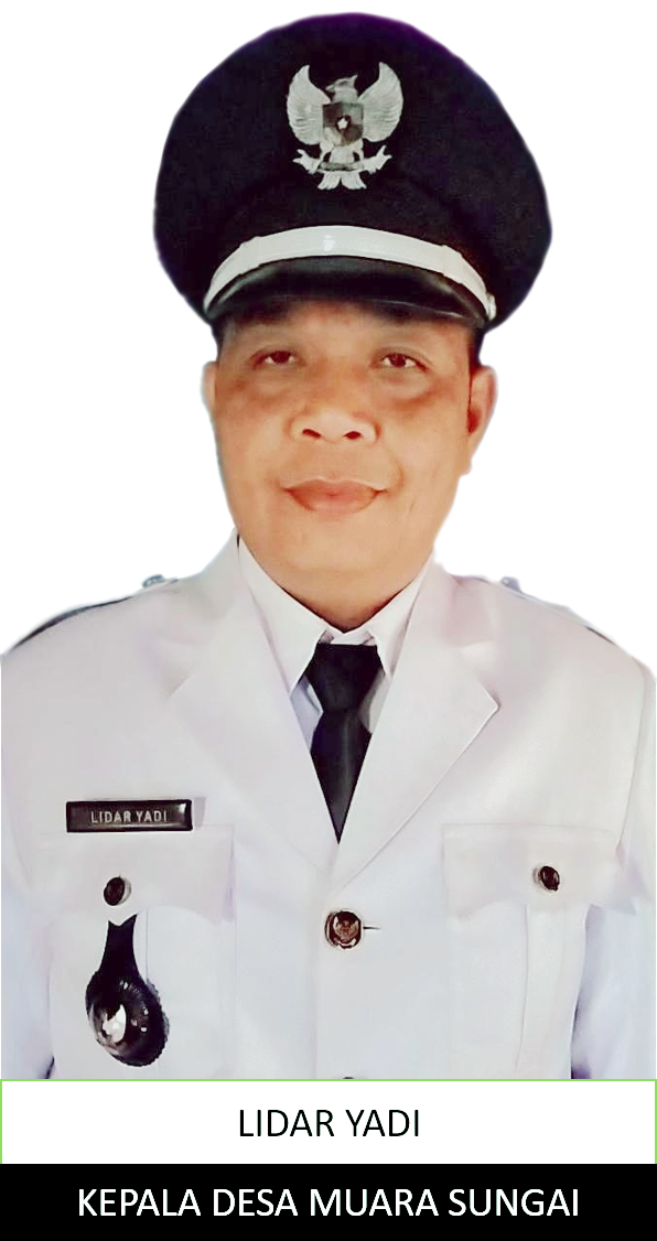 Kanan - Kepala Desa Muara Sungai